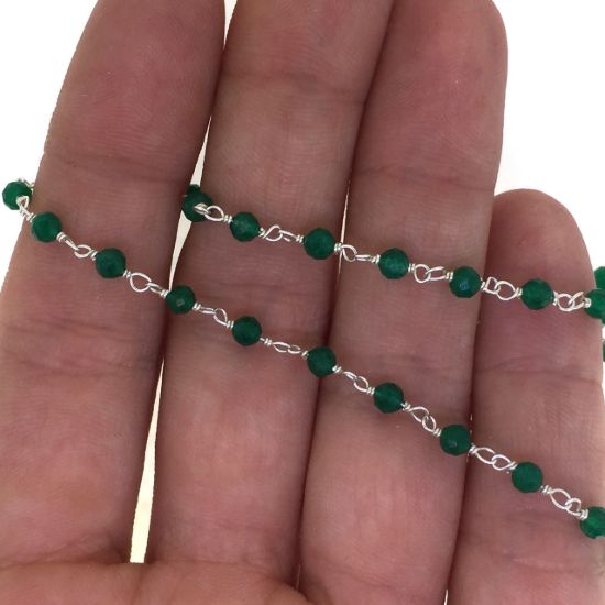 WHOLESAEL GEMSTONE ROSARY CHAINS FOR PERMANENT JEWELRY