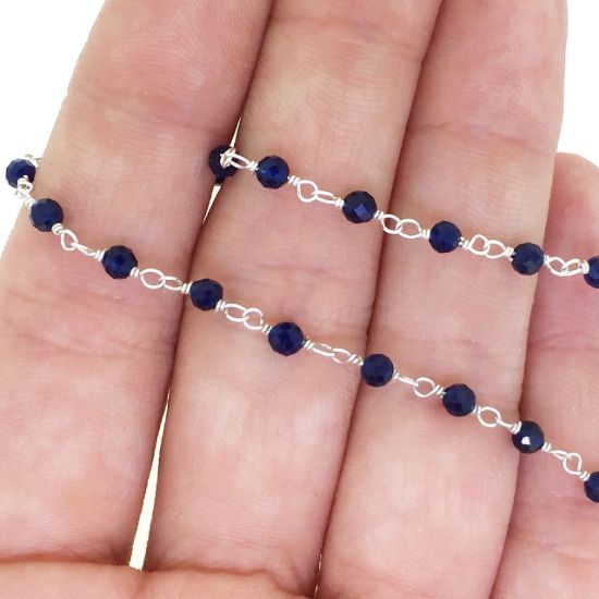 WHOLESALE GEMSTONE ROSARY CHAIN FOR PERMANENT JEWLERY