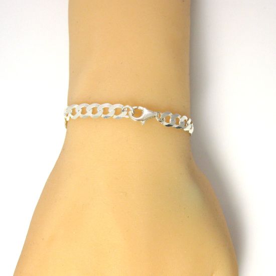 Wholesale Sterling Silver Chunky Diamond Curb Chain, Wholesale Bulk Necklace Chains