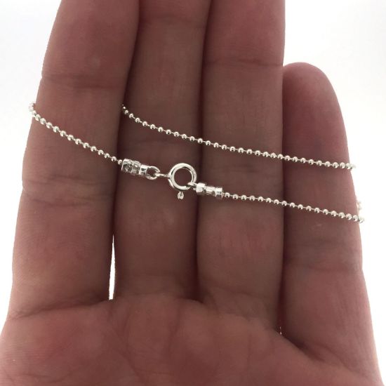 Wholesale Sterling Silver Ball Chain Necklace, Wholesale Bulk Necklace Chains