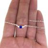 Wholesale 925 Sterling Silver Angel Wing Heart Birthstone Charm Bracelet or Anklet-Adjustable Length 