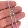 wholesale sterling silver jewelry making chains in bulk,silver figaro 8 chain
