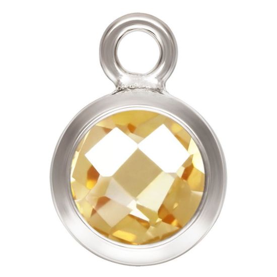 Wholesale Sterling Silver 4mm Bezel Charms