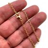 wholesale gold over sterling silver rolo chain necklace