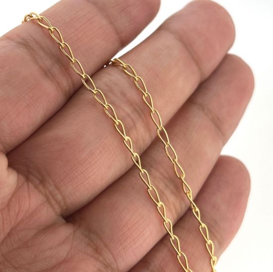 Wholesale 1/20 14K Gold Filled Finished Jewelry Chain - 2x5mm Curb Chain