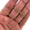 Wholesale 1/20 14K Gold Filled Finished Jewelry Chain - 3.5mm Flat Circle Cable Chain