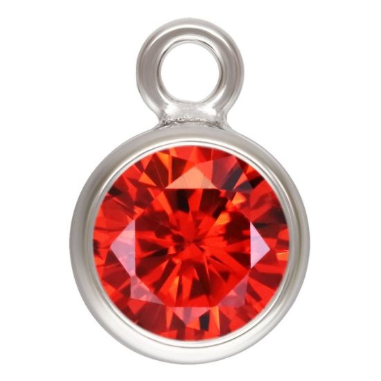 Wholesale Sterling Silver 6mm Bezel Charms