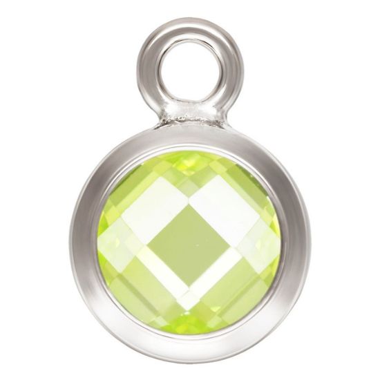 Wholesale Sterling Silver 6mm Bezel Charms