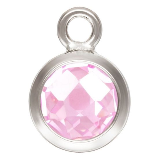 Wholesale Sterling Silver 6mm Bezel Charms