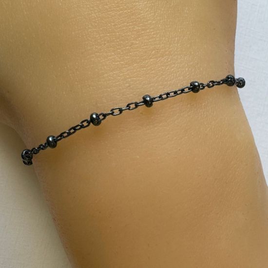 wholesale oxidized sterling silver Jewelry Making chain by the foot