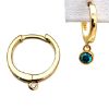 WHOLESALE GOLD STERLING SILVER EARRING FINDINGS-HOOP EARRINGS