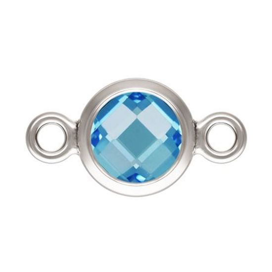 sterling silver 6mm bezel connectors for permanent jewelry supply wholesale