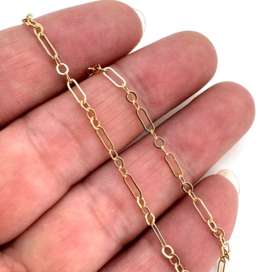 wholesale gold filled jewelry making chains for permanent jewelry