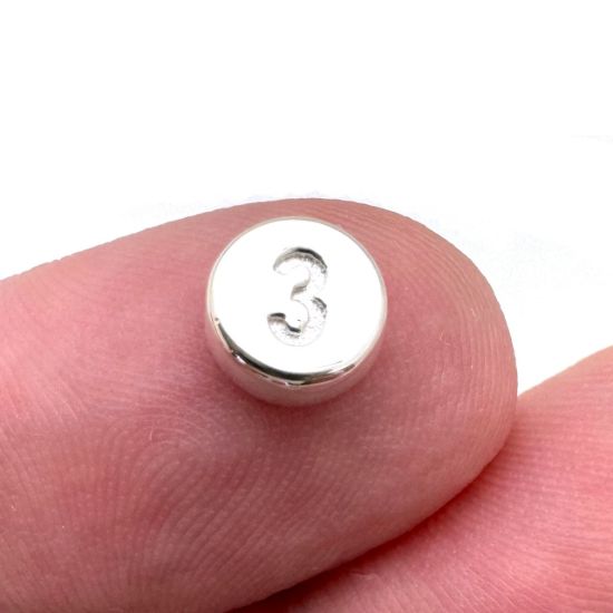 Wholesale Sterling Silver Bead Number 3