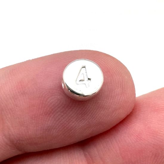 Wholesale Sterling Silver Bead Number 4