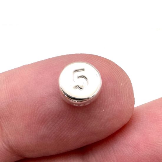 Wholesale Sterling Silver Bead Number 0