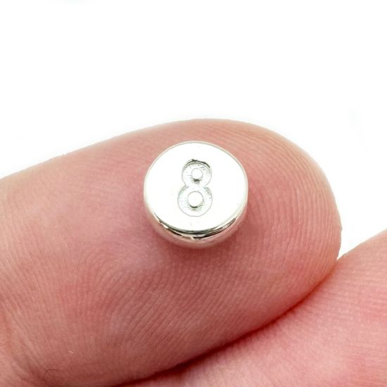 Wholesale Sterling Silver Bead Number 8