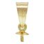 wholesale solid gold jewelry making findings-bails for pearls