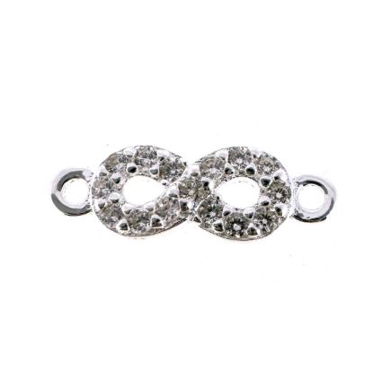 wholesale sterling silver jewelry making supplies -infinity charms