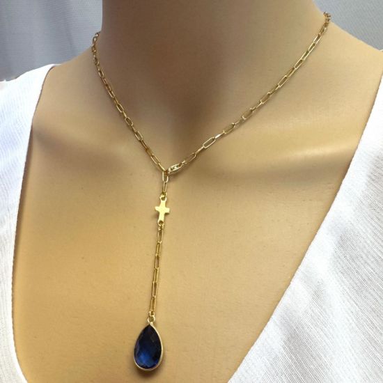 Gold Covered .925 Sterling Silver Cross Connector Charm 