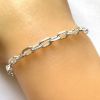 Wholesale Chain, 925 Sterling Silver Diamond Cut Box Chain, Bulk Chains by the foot