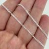 Wholesale 925 Sterling Silver Bulk Chain - 1.5mm Small Curb - Sold Per Foot
