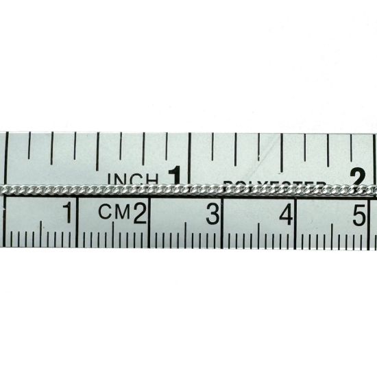 Wholesale Sterling Silver Curb Chain By the Foot | AZ Findings; Wholesale Chains By The Foot