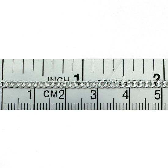 Wholesale Sterling Silver Curb Chain By the Foot | AZ Findings; Wholesale Chains By The Foot