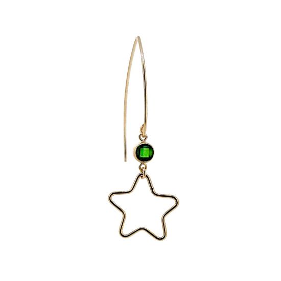 Wholesale Drop Birthstone Earrings with Star Gold Filled Earrings Wholesale Bulk Birthstone earrings
