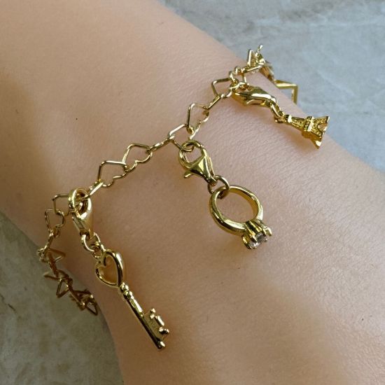 Wholesale Retail Ready Bracelet Charm Bar Kit #2 -  ADD ON Charms with Clasp