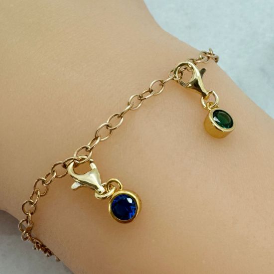 Wholesale Retail Ready Personalized Bracelet Charm Bar Kit #1-  ADD ON Charms with Clasp