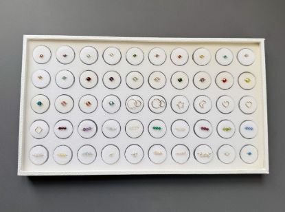 Wholesale 1/20 14K Gold Filled Permanent Jewelry Connector Kit - 50 charms  - Retail Ready