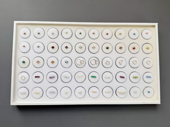 Wholesale 1/20 14K Gold Filled Permanent Jewelry Connector Kit - 50 charms  - Retail Ready