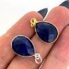 Wholesale Necklace Charm Bar Kit - 10*14 Small Teardrop Bezel - Pendant Kit #9