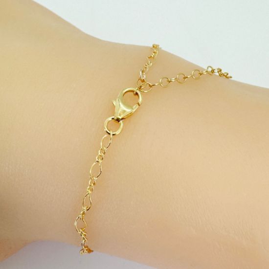 Wholesale 1/20 14K Gold Filled Finished Adjustable Figaro Cable Chain Jewelry - Figaro 8 Cable Chain