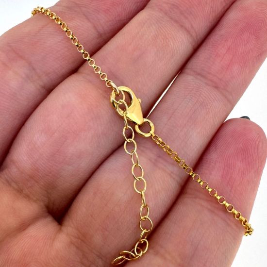 Wholesale 1/20 14K Gold Filled Finished Adjustable Rolo Chain Jewelry - Tiny Rolo Chain