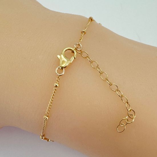 Wholesale 1/20 14K Gold Filled Finished Adjustable Satellite Chain Jewelry - Ball Satellite Curb Chain