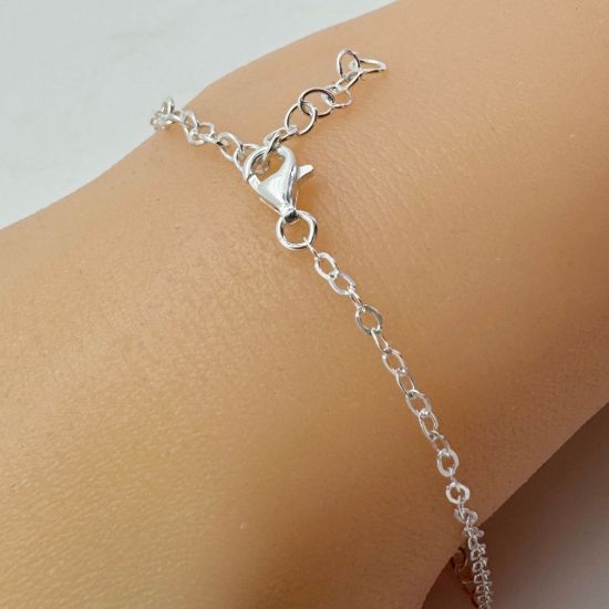 Wholesale 925 Sterling Silver Finished Adjustable Flat Cable Chain Jewelry - 2mm Strong Flat Cable