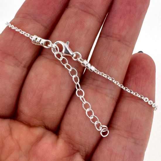 Wholesale 925 Sterling Silver Finished Adjustable Flat Cable Chain Jewelry - Small Flat Cable Chain