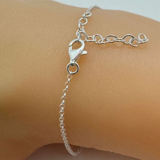 Wholesale 925 Sterling Silver Finished Adjustable Rolo Chain Jewelry - 1.3mm Rolo Chain