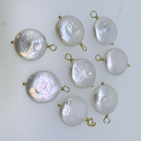 wholesale gold filled pearl charms