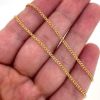 Wholesale 1/20 14K Gold Filled Bulk Chain - 1.5mm Small Curb Chain - Sold Per Foot