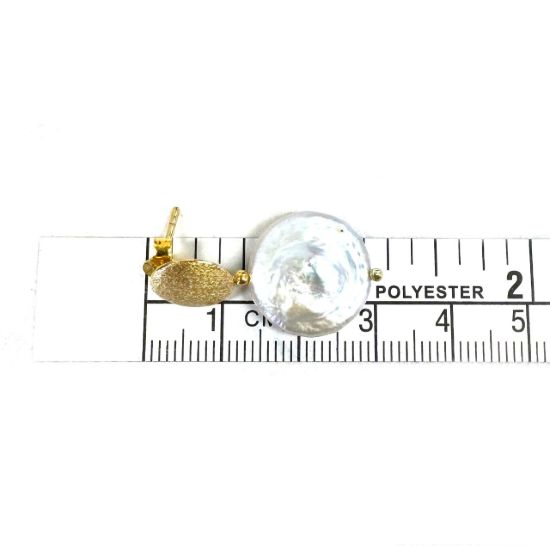 Wholesale Gold Plated Freshwater Pearl Drop Earrings Wholesale Earrings Wholesale Jewelry