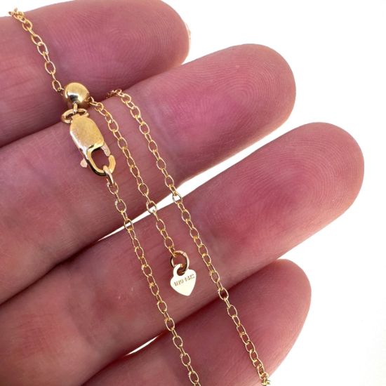 wholesale gold filled adjustable chain necklace