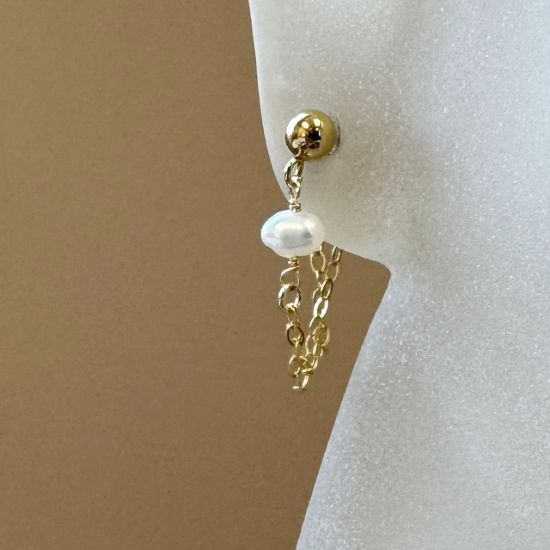 Wholesale 1/20 14K Gold Filled Freshwater Pearl Earring And Necklace Set