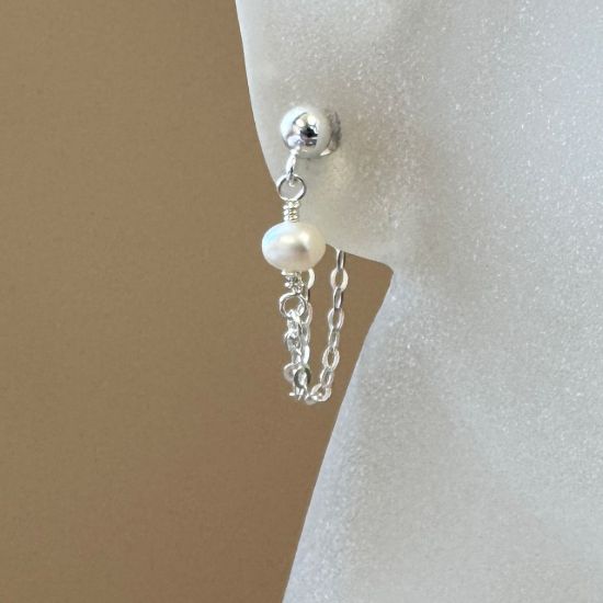 Wholesale 925 Sterling Silver Freshwater Pearl Earring And Necklace Set