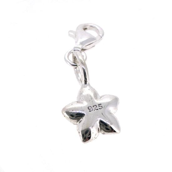 Wholesale Sterling Silver Frangipani Flower Add On Charm With Clasp