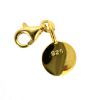 Wholesale Gold Over Sterling Silver Happy Face Charm With Clasp