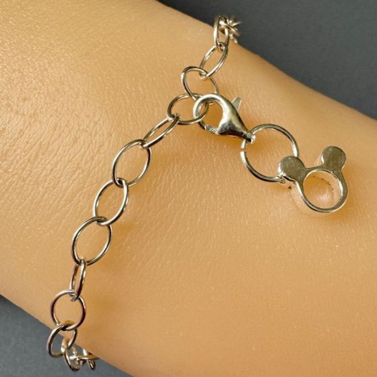 Wholesale 925 Sterling Silver Mouse Ears Charm With Clasp