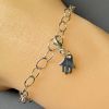 Wholesale 925 Sterling Silver Hasma Hand Charm With Clasp